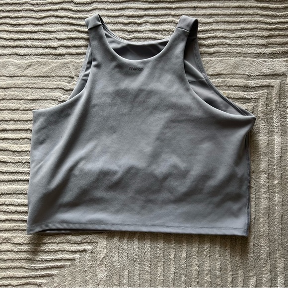 🍉Motion Built-in Bra Tank Top Grey Yoga Workout Gym - Picture 4 of 5